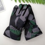 Gants de ski a manches longues pour enfants, mitaines epaisses, coupe - vent, imperméables, garde au ... Gants de ski a manches longues pour enfants, mitaines epaisses, coupe - vent, imperméables, garde au ...