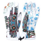 Gants de ski professionnels, coupe - vent, imperméables, antidérapants, de ski, de neige, en coton, chauds, ... Gants de ski professionnels, coupe - vent, imperméables, antidérapants, de ski, de neige, en coton, chauds, ...