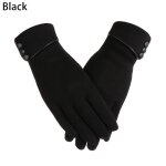 Gants thermiques doubls sourire pour femme, mitaines chaudes, ecran tactile, extrieur, conduite, ski, ...