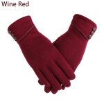 Gants thermiques doubls sourire pour femme, mitaines chaudes, ecran tactile, extrieur, conduite, ski, ...