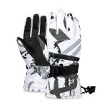 Gants thermiques d'hiver imperm�ables pour le ski snowboard, ecran tactile de support d'�quitation, rouge ...
