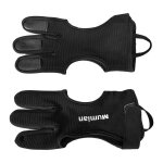 Gants de tir a l'arc en cuir pour hommes et femmes, accessoires a trois doigts, antidérapants, respirants, ... Gants de tir a l'arc en cuir pour hommes et femmes, accessoires a trois doigts, antidérapants, respirants, ...