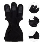 Gants de tir a l'arc, protection des mains, professionnel, trois moufles recurve portable en cuir