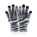 Gants tricots d'extrieur pour hommes, avec ecran tactile, epais, d'quitation, doigt complet, doux, ...