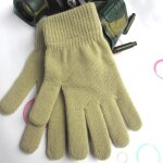 Gants tricotés en cachemire pour femme, 1 paire, protège - mains, doublure epaisse, mitaines pour les ... Gants tricotés en cachemire pour femme, 1 paire, protège - mains, doublure epaisse, mitaines pour les ...