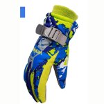 Gants unisexes pour enfants, imperméables, coupe - vent, chauds, respirants, a motifs géométriques, pour ... Gants unisexes pour enfants, imperméables, coupe - vent, chauds, respirants, a motifs géométriques, pour ...