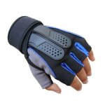 Gants de vlo antidrapants, pour fitness professionnel, haltres, respirants, demi - doigt, unisexe, ...