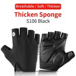 Gants de vlo vtt route vlo de montagne demi doigt hommes d't vlo gym fitness antidrapant sports, ...