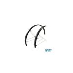 Garde boue vtc 28'' strong a tringles 48mm noir (pr)