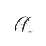 Garde boue vtc 28'' strong a tringles 54mm noir (pr)