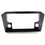 Garniture de bote de 6. 5 pouces piano peinture noire cadre radio panneau cd plaques noires pour passat ...
