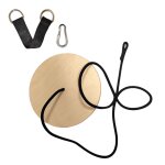 Si�ge de balan�oire en plaque a disque rond, facile a accrocher, ensemble de cordes de balan�oire d'escalade, ...