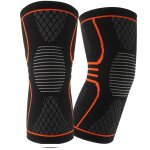 Genouill�re manches genoux en n�opr�ne support de compression protection pour musculation, powerlifting, ...