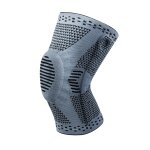 Genouill�re de protection en silicone pour la rotule, genouill�re de soutien, compression, pour le basketball, ...