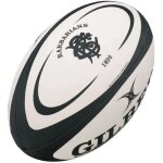 Gilbert ballon de rugby replica - barbarians - taille 5