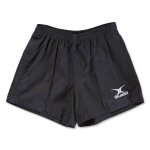 Gilbert short de rugby kiwi pro - homme - noir