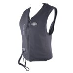 Gilet airbag equitation equiairbag aixplorer softshell s mixte noir
