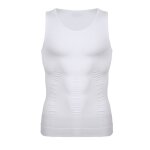 Gilet amincissant elastique pour hommes, vêtement moulant, compression abdominale, sans manches, respirant, ... Gilet amincissant elastique pour hommes, vêtement moulant, compression abdominale, sans manches, respirant, ...