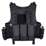 Gilet de chasse tactique molle pour hommes, gilet de protection de combat militaire, armure corporelle ...