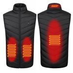 Gilet chauffant 4 zones de chauffage noir m Gilet chauffant 4 zones de chauffage noir m
