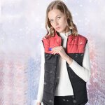 Gilet chauffant multifonction pour camping en plein air, rechargeable par usb, double contrle, manteau ...