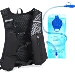 Gilet de course avec poche d'hydratation ou flasque souple (en option), gilet d'hydratation pour homme ... Gilet de course avec poche d'hydratation ou flasque souple (en option), gilet d'hydratation pour homme ...