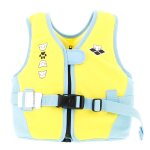 Gilet flottant natation arena friends swim vest jaune 4 - 6 ans