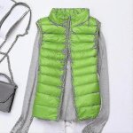 Gilet d'hiver sans manches pour femme - gilet matelassé léger en duvet pour plus de chaleur Gilet d'hiver sans manches pour femme - gilet matelassé léger en duvet pour plus de chaleur