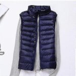 Gilet d'hiver sans manches pour femme - gilet matelassé léger en duvet pour plus de chaleur Gilet d'hiver sans manches pour femme - gilet matelassé léger en duvet pour plus de chaleur
