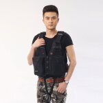 Gilet de sauvetage de pêche en plein air réglable et respirant style gilet de camouflage pour pêche en ... Gilet de sauvetage de pêche en plein air réglable et respirant style gilet de camouflage pour pêche en ...