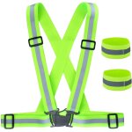 Gilet de sécurité + bracelet de sécurité réfléchissant, gilet de sécurité elastique réglable et réfléchissant, ... Gilet de sécurité + bracelet de sécurité réfléchissant, gilet de sécurité elastique réglable et réfléchissant, ...
