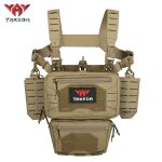 Gilet tactique extérieur laser molle, bavoirs montés sur le ventre, cintres de poitrine de chasse multifonctio ... Gilet tactique extérieur laser molle, bavoirs montés sur le ventre, cintres de poitrine de chasse multifonctio ...