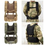 Gilet tactique pour jeux de plein air, entranement de combat, plate - forme de poitrine, vtements de ...