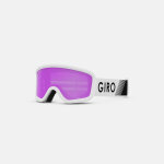 Giro chico 2. 0 goggle lunette de sports d'hiver blanc enfants ambre, rose verres (plats) cylindriques ...