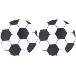 Gjfty - 2 pices tapis rond tapis pour enfants ballon de football pour enfants dcor basket - ball tapis ...