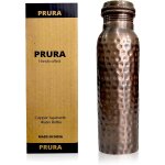 Gjfty - bouteille d'eau en cuivre imprim plumes de 946 ml ¿ anti - fuite ¿ rcipient ayurvdique en ...