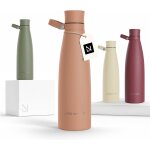 Gjfty - gourde inox 750ml 0. 75l bouteille d`eau isole gourde etanche pour le sport, la bicyclette, ...