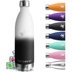 Gjfty - gourde isotherme, gourde 1l, anti fuite, gourde inox, 24h froid & 12h chaud, gourde metal, facile ...