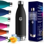 Gjfty - gourde isotherme - 1l - bouteille isotherme sans bpa, gourde sport etanche, réutilisable, gourde ... Gjfty - gourde isotherme - 1l - bouteille isotherme sans bpa, gourde sport etanche, réutilisable, gourde ...