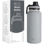 Gjfty - gourde isotherme en acier inoxydable 1l, sans bpa, isolation sous vide gourde inox avec couvercle ... Gjfty - gourde isotherme en acier inoxydable 1l, sans bpa, isolation sous vide gourde inox avec couvercle ...