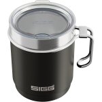 Gjfty - - mug thermos - travel mug night black - avec couvercle en tritan & anse - lavable au lave - ...