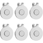 Gjhgf - 6 pices clips de chapeau de marqueur de balle de golf, marqueur de balle magntique support ...