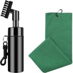 Gjhgf - brosse de nettoyage de rainures pour club de golf, brosse de club de golf avec vaporisateur d'eau, ... Gjhgf - brosse de nettoyage de rainures pour club de golf, brosse de club de golf avec vaporisateur d'eau, ...