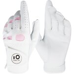 Gjhgf - gants de golf femme main gauche droite en cuir cabretta marqueur de balle gant durable confortable ...
