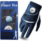 Gjhgf - gant de golf homme main gauche droite cuir avec marqueur de balle value pack, gants durable doux ...