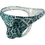 Gjhgf - homme imprimé léopard tanga taille basse bikini slip sous - vêtement Gjhgf - homme imprimé léopard tanga taille basse bikini slip sous - vêtement