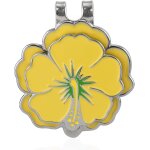 Gjhgf - marqueur balle golf magntique avec clip casquette, ensemble marqueurs en forme fleur aimant ...