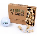 Gjhgf - tees de golf en bambou de 38 mm mixte Gjhgf - tees de golf en bambou de 38 mm mixte