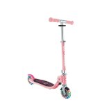 Globber - trottinette 2 roues flow foldable junior lights - rose pastel
