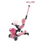 Globber - trottinette evolutive go - up baby 360 lights - rose corail